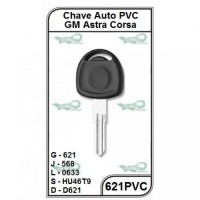 CHAVE AUTO PVC GM ASTRA/CORSA - 621PVC (5U)